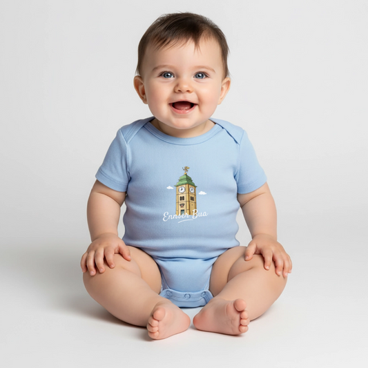 Ennser Bua Baby-Body blau - light blue