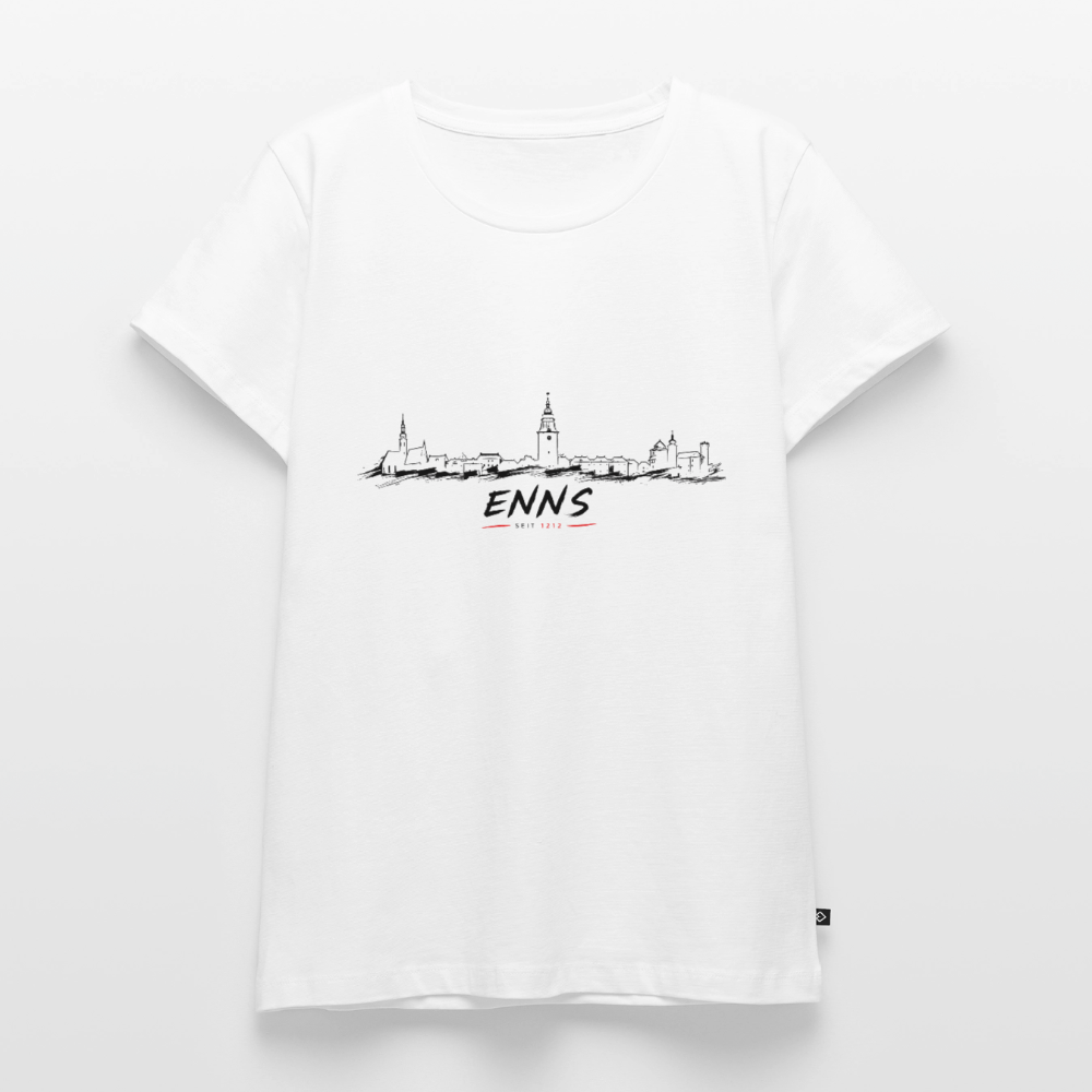 Skyline Frauen Premium T-Shirt - white