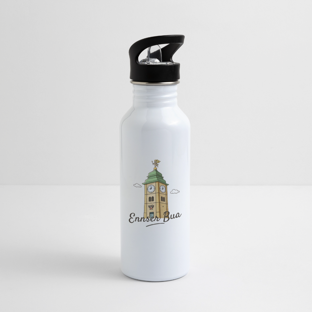 Ennser Bua Trinkflasche - white