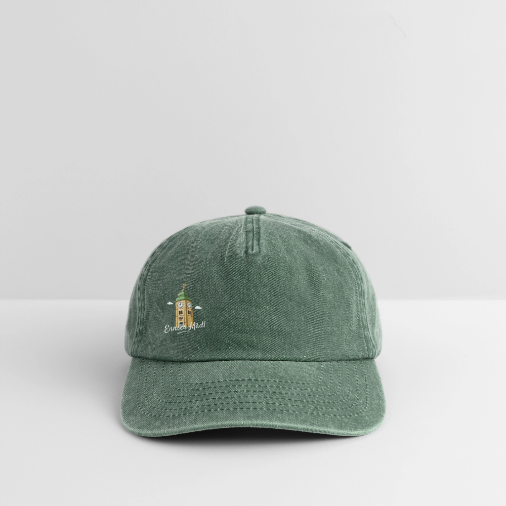 Ennser Mädl Relaxed Vintage Cap grün - vintage bottle green 