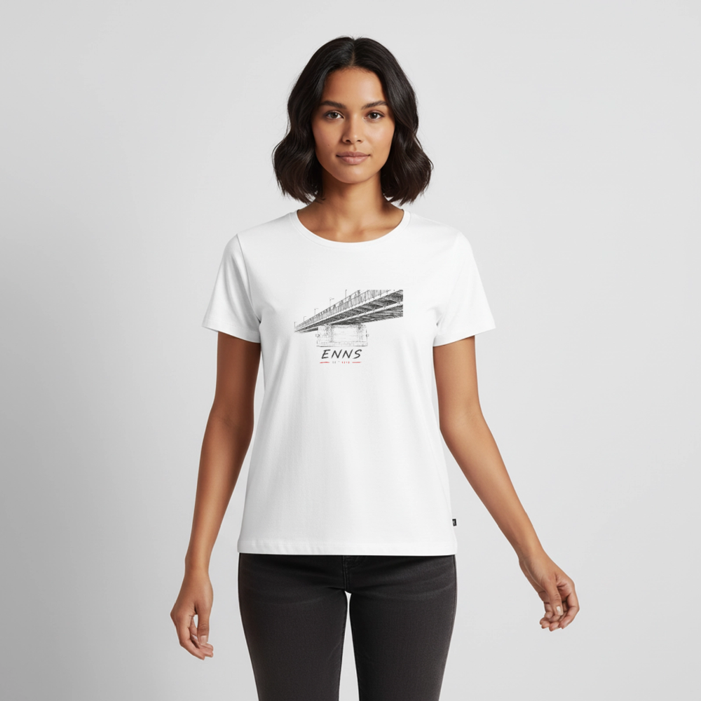 Ennsbrücke Frauen Premium T-Shirt - white