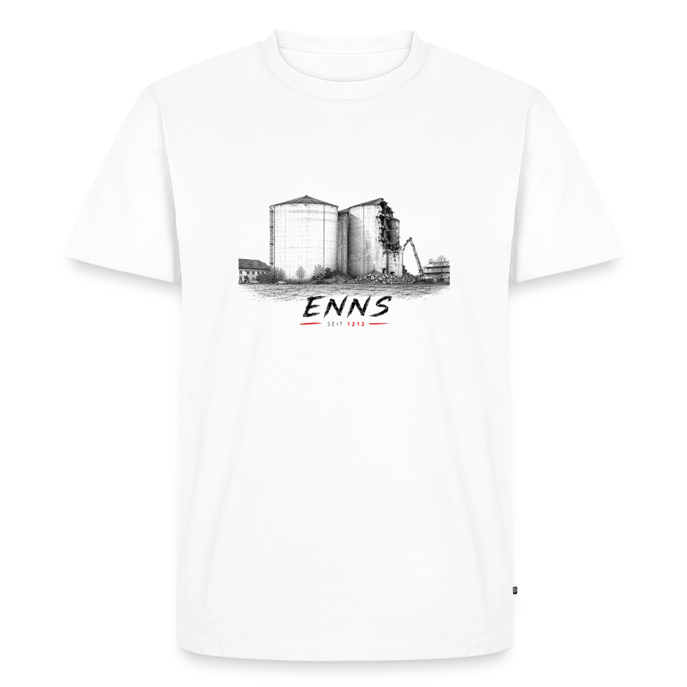 Zuckerfabrik Männer Premium T-Shirt - white
