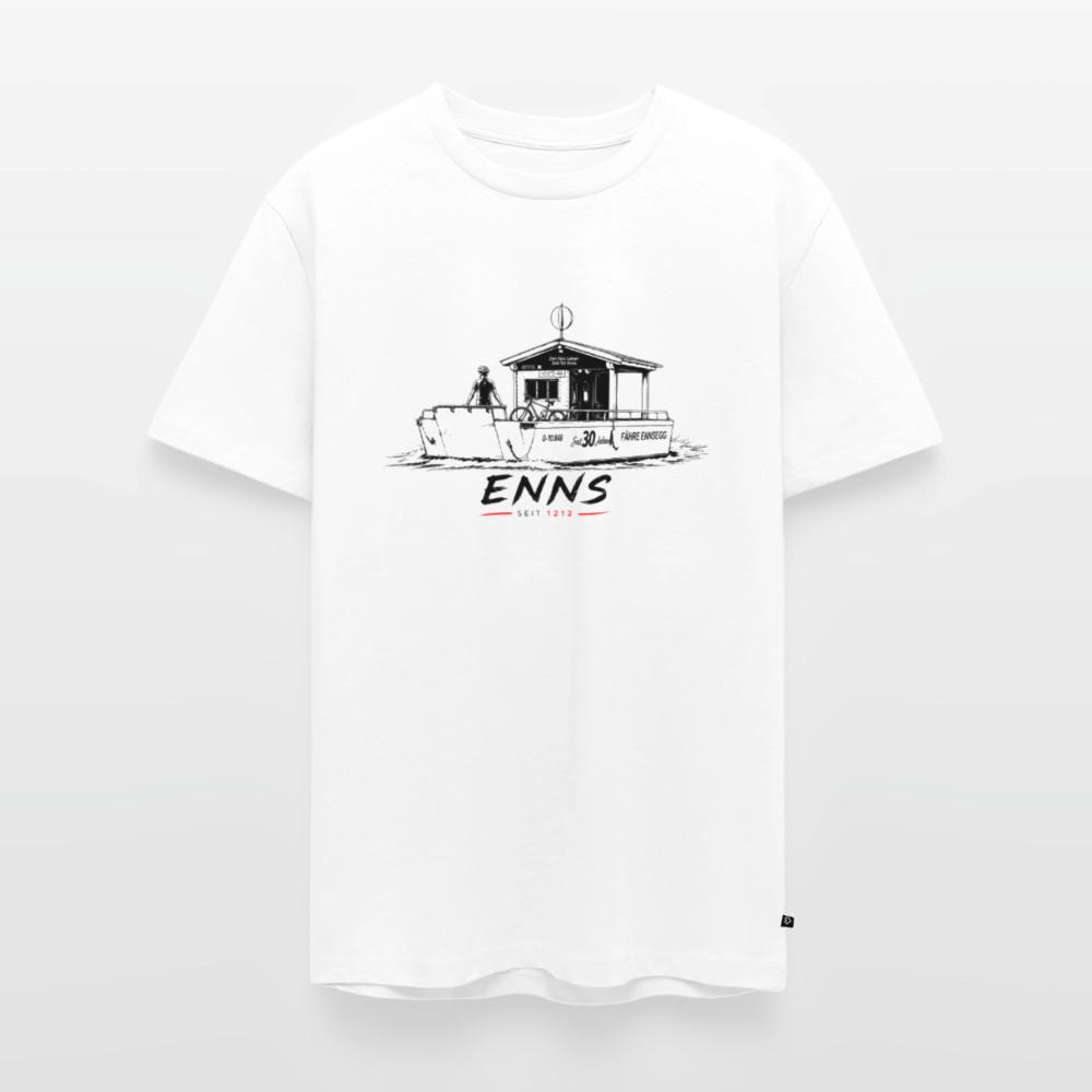 Radfähre Männer Premium T-Shirt - white