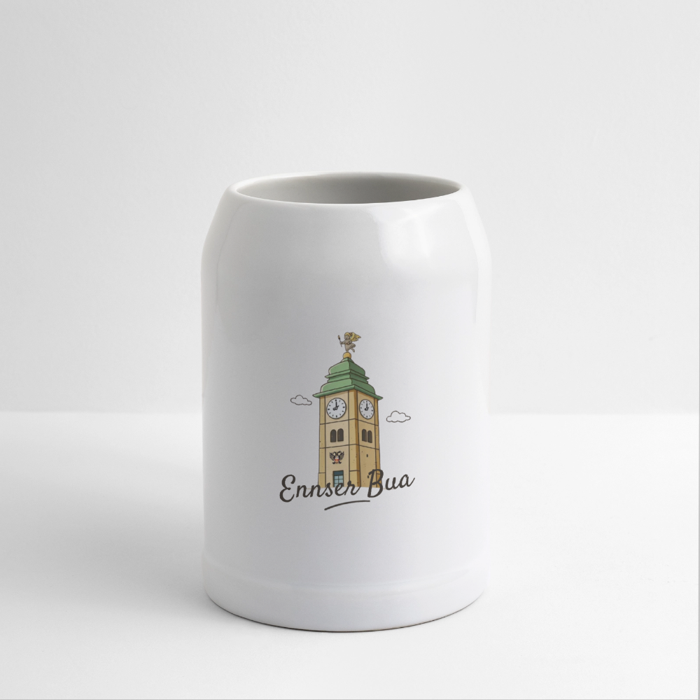 Ennser Bua Bierkrug - white