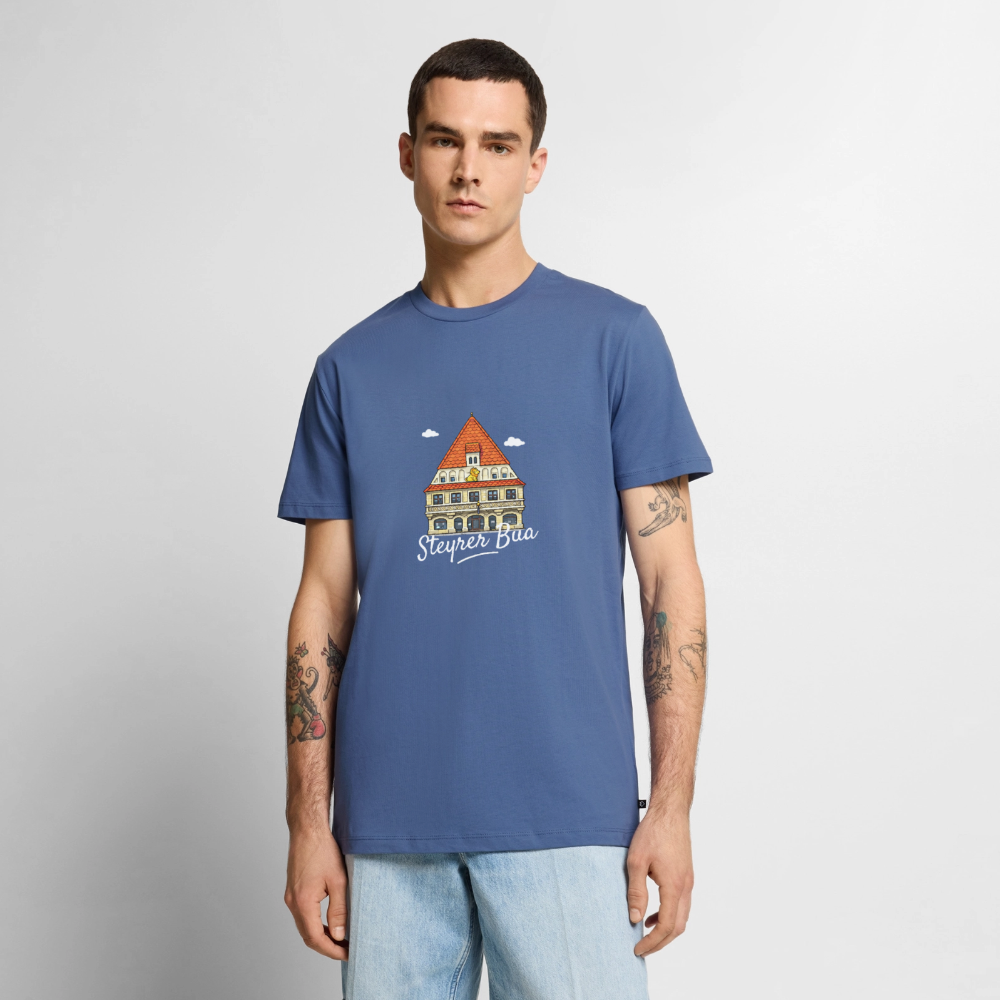 Steyrer Bua Männer Premium T-Shirt blau - Taubenblau