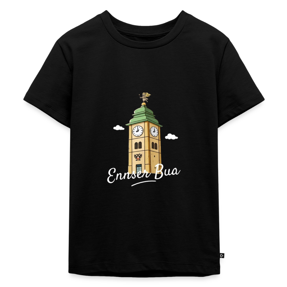 Ennser Bua Kids' Premium T-Shirt schwarz - black