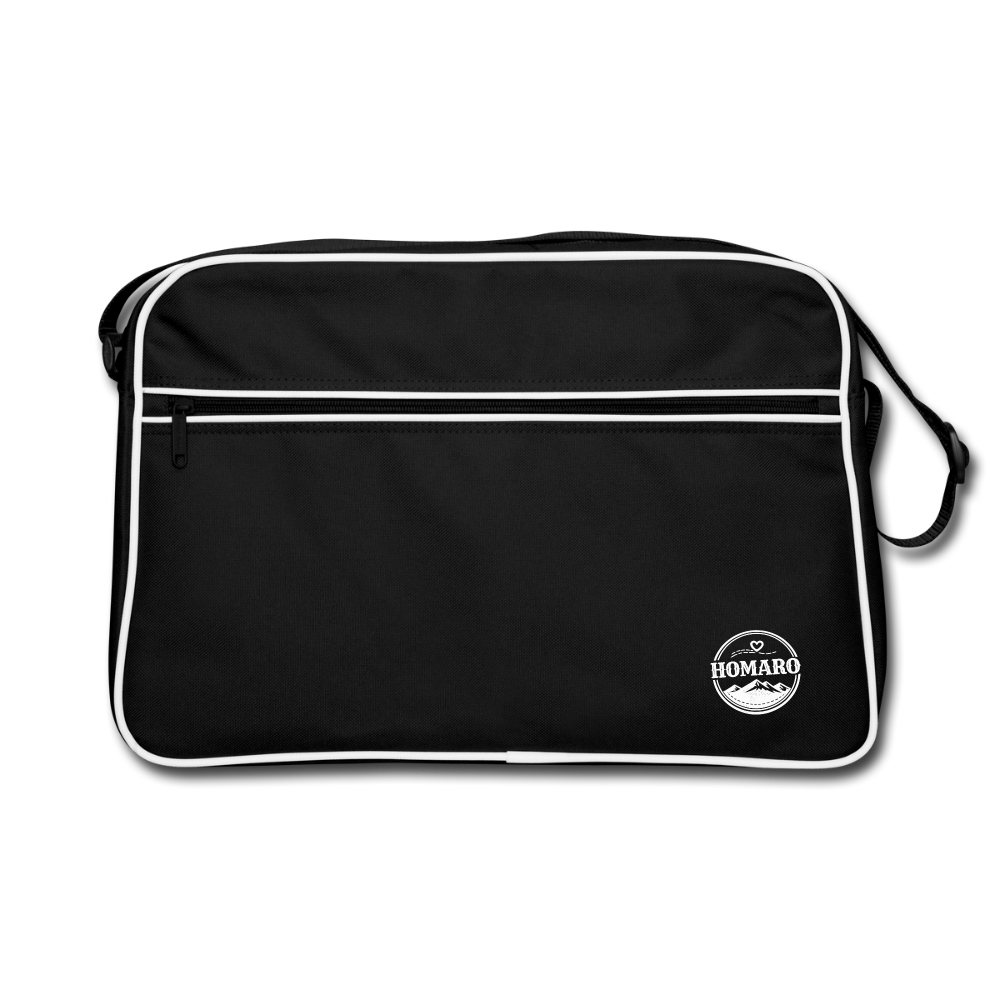 HOMARO Style Retro Tasche - black/white