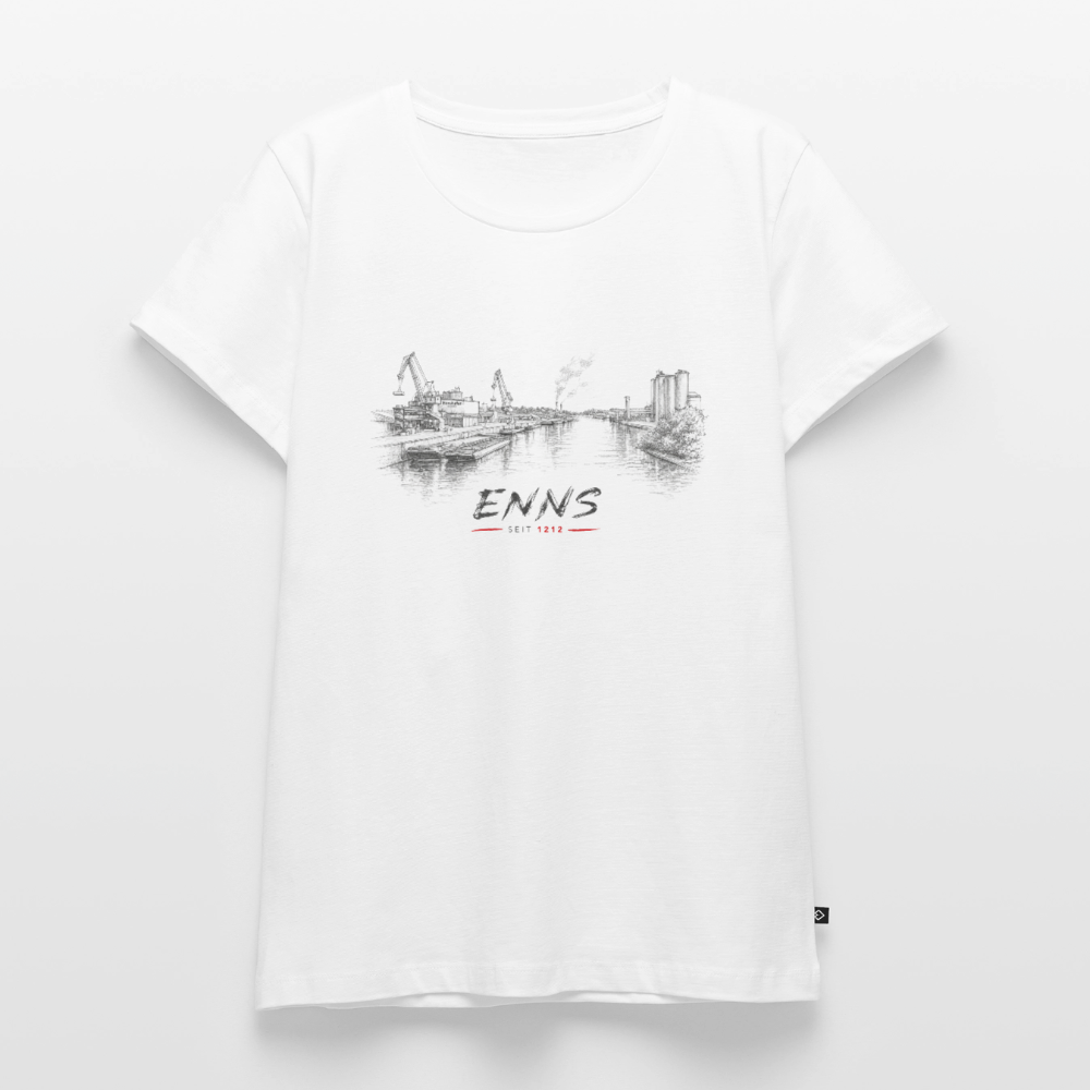 Ennshafen Frauen Premium T-Shirt - white