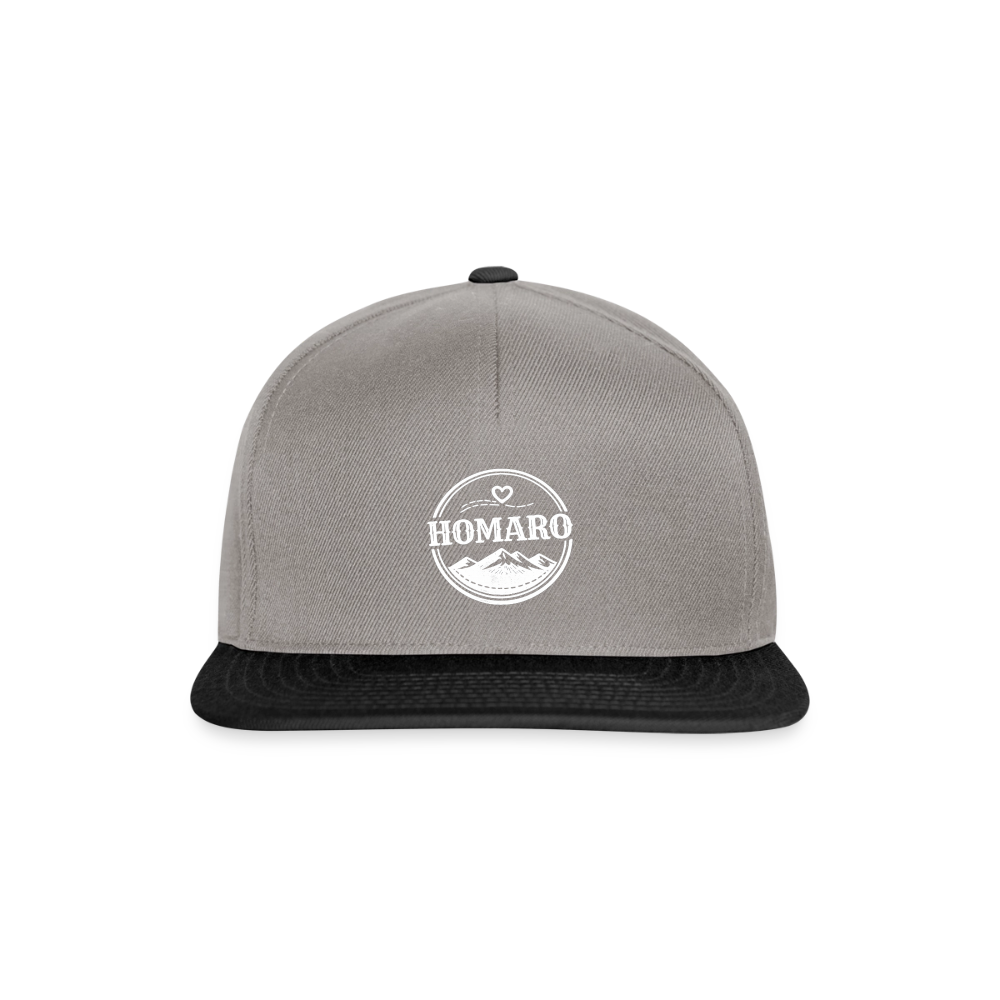 HOMARO Style Snapback Cap - graphite/black
