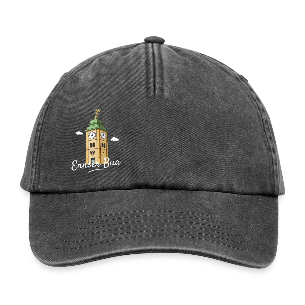 Ennser Bua Relaxed Vintage Cap schwarz - vintage black