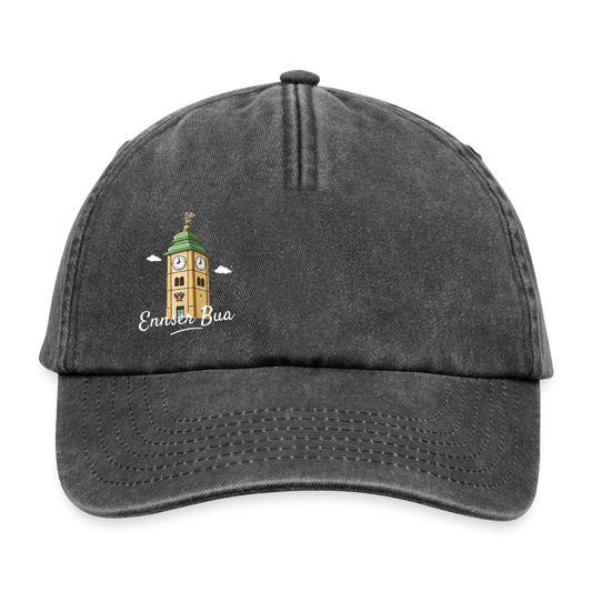 Ennser Bua Relaxed Vintage Cap schwarz - vintage black