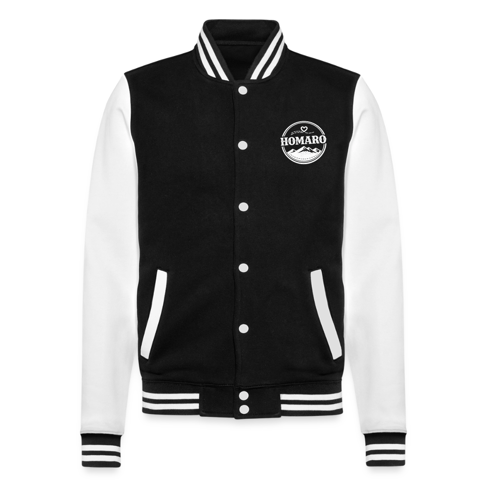 HOMARO Style College Jacke - black/white