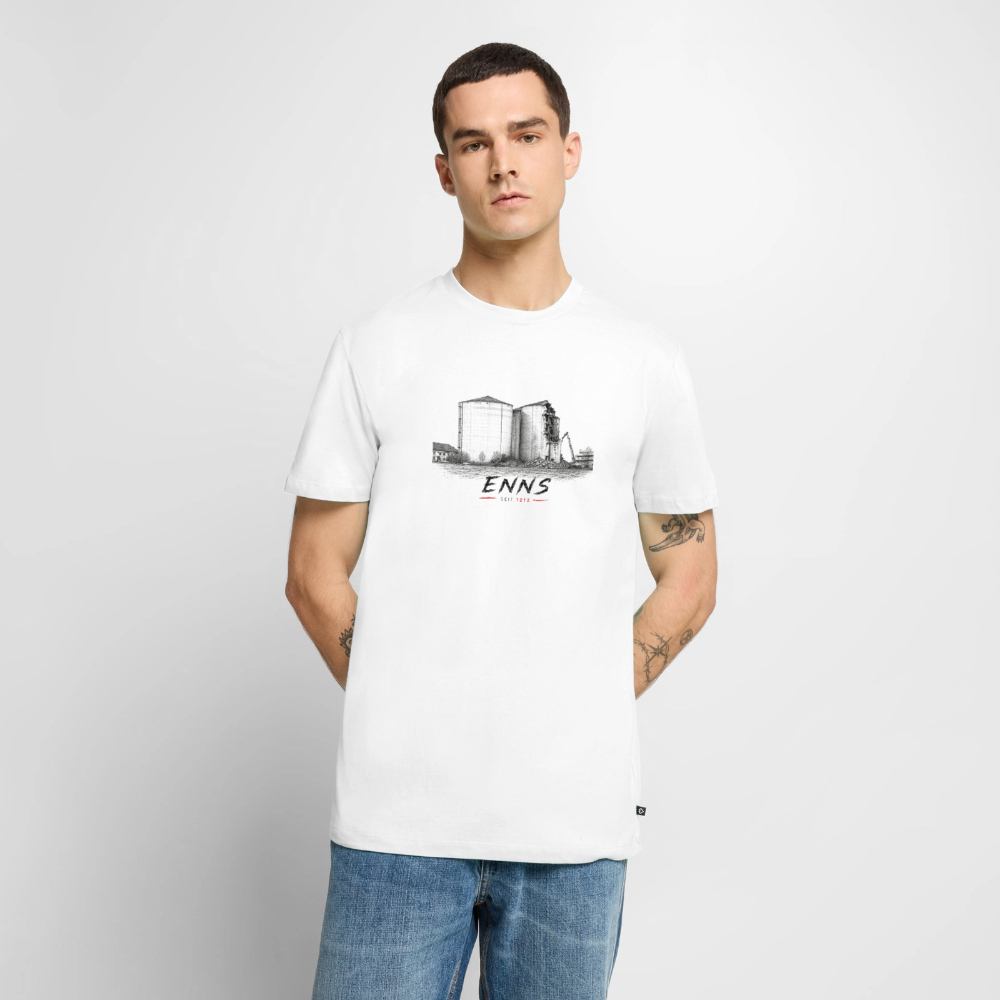 Zuckerfabrik Männer Premium T-Shirt - white