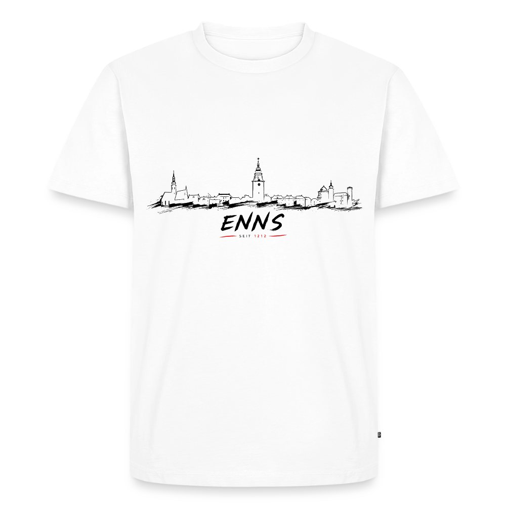 Skyline Männer Premium T-Shirt - white
