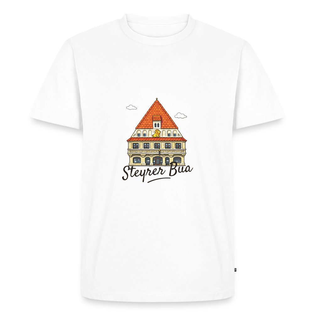 Steyrer Bua Männer Premium T-Shirt - Weiß
