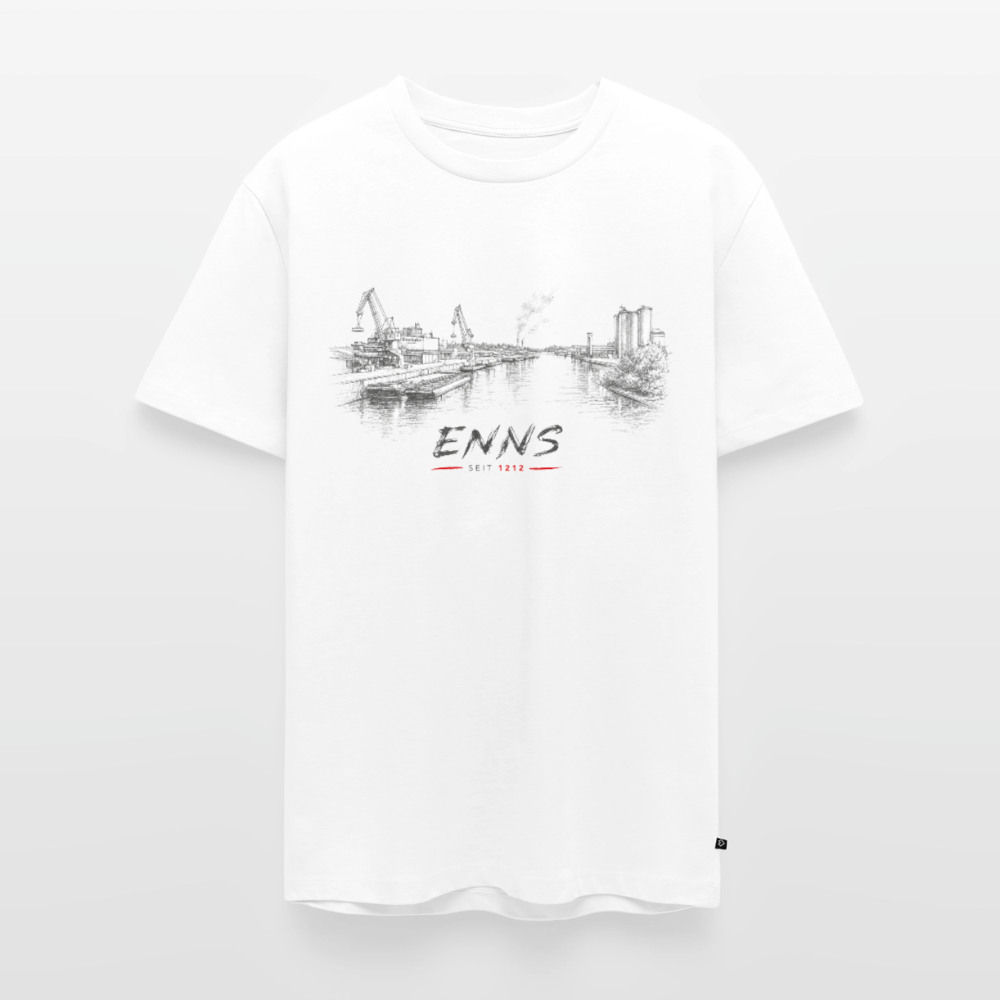Ennshafen Männer Premium T-Shirt - white