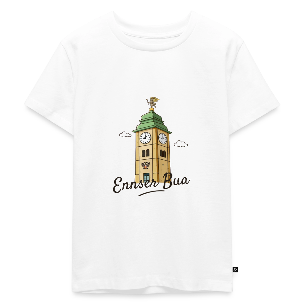 Ennser Bua Kids' Premium T-Shirt weiß - white