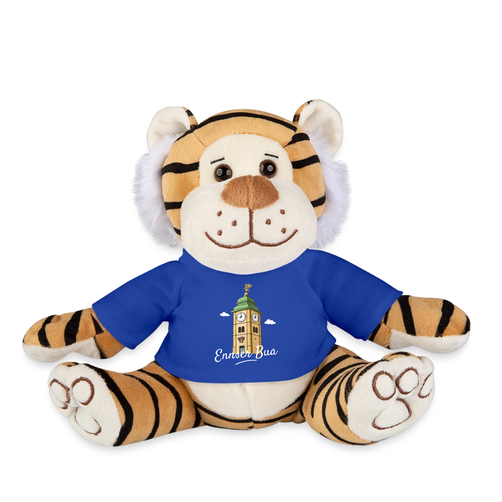 Ennser Bua Plüsch Tiger blau - royal blue