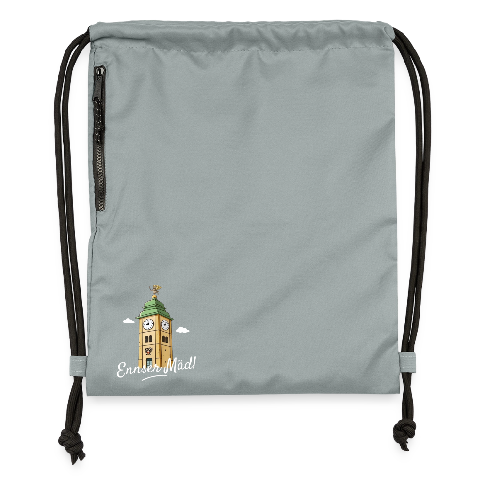Ennser Mädl Gymsac aus recycelten Material - mineral charcoal grey