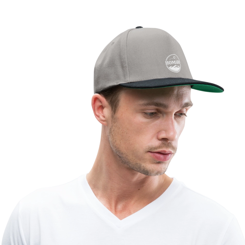 HOMARO Style Snapback Cap - graphite/black