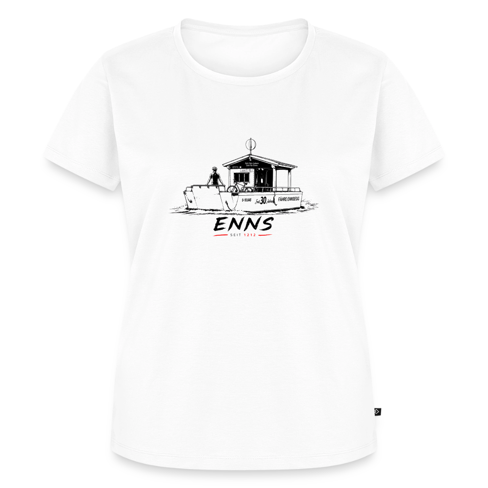 Radfähre Frauen Premium T-Shirt - white