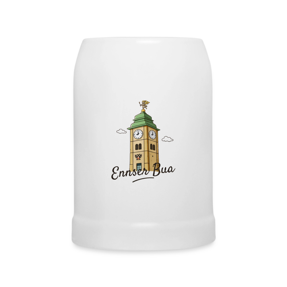 Ennser Bua Bierkrug - white