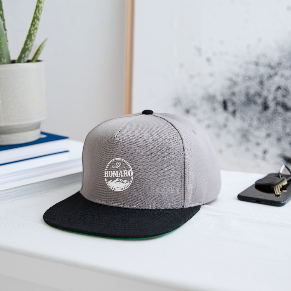 HOMARO Style Snapback Cap - graphite/black