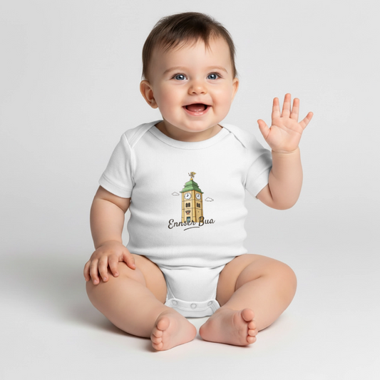 Ennser Bua Baby Body weiß - white