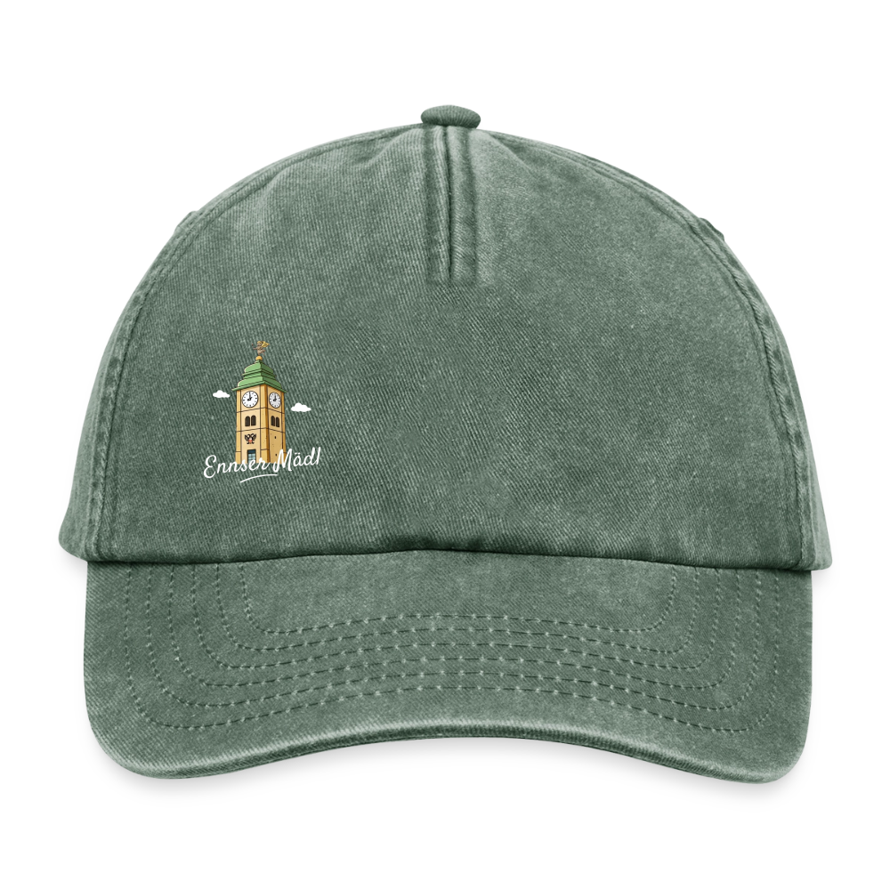 Ennser Mädl Relaxed Vintage Cap grün - vintage bottle green 