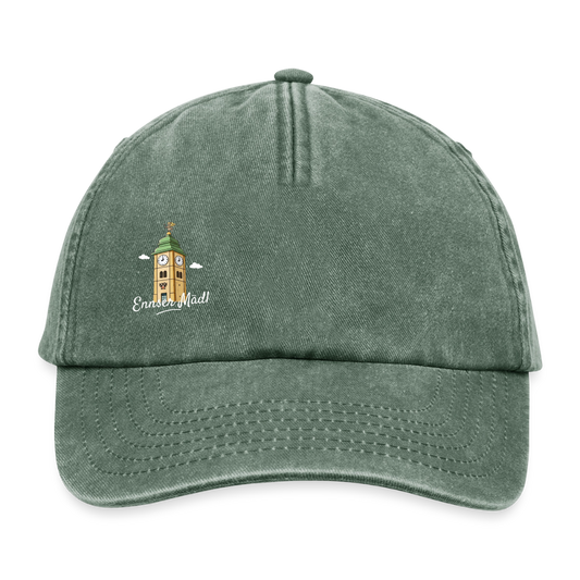 Ennser Mädl Relaxed Vintage Cap grün - vintage bottle green 