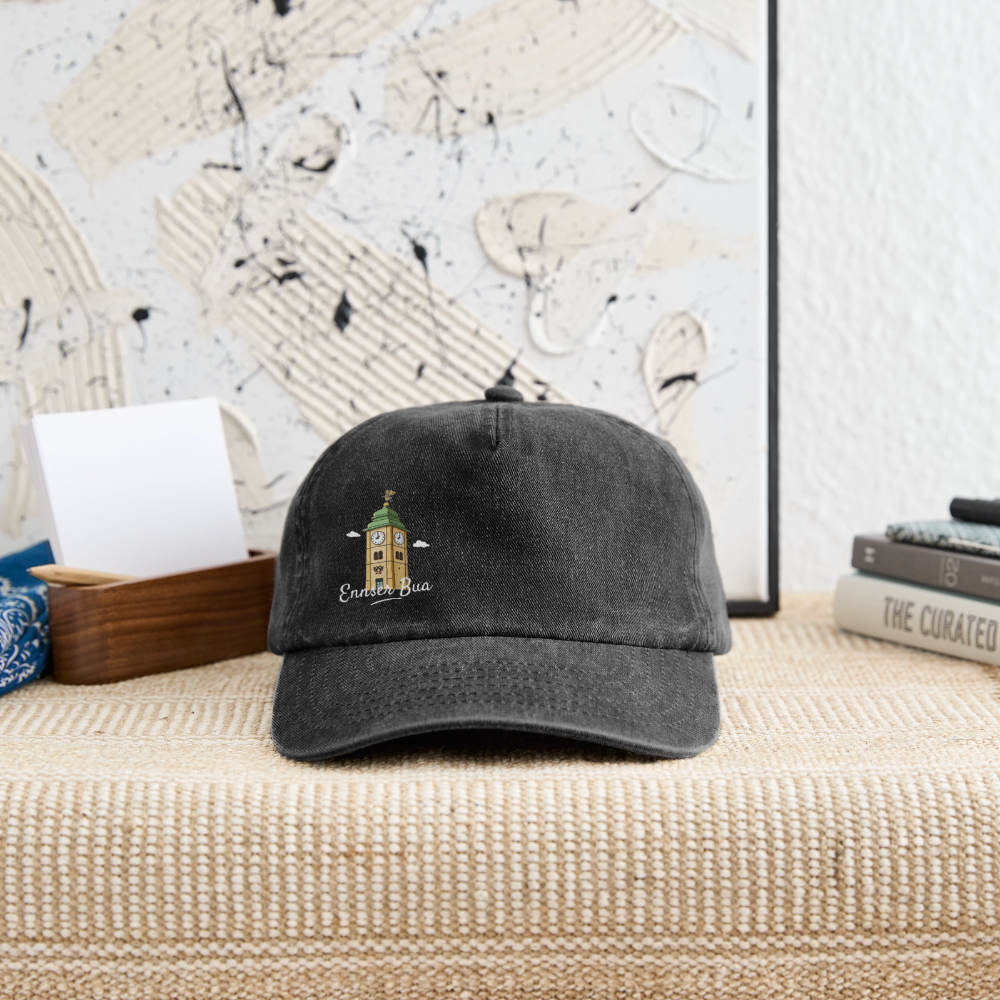 Ennser Bua Relaxed Vintage Cap schwarz - vintage black