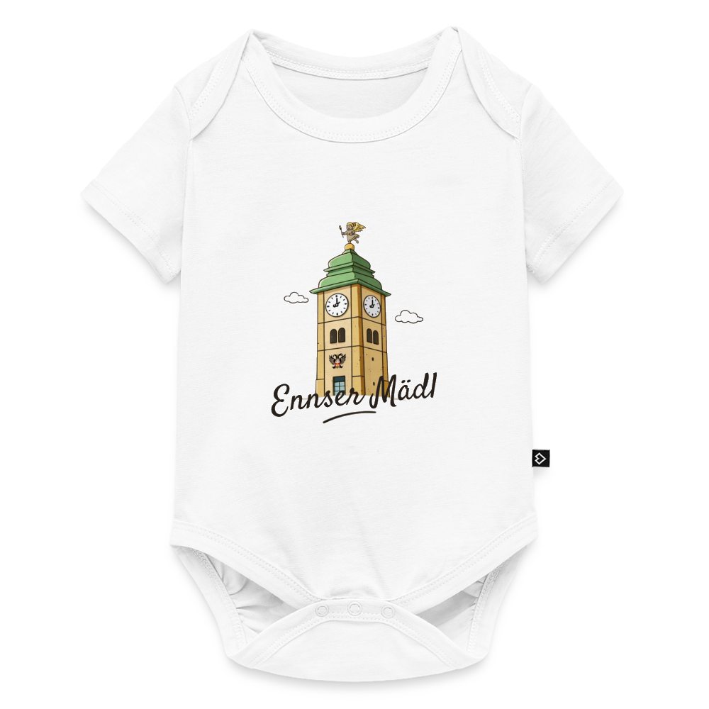 Ennser Mädl Baby-Body weiß - white