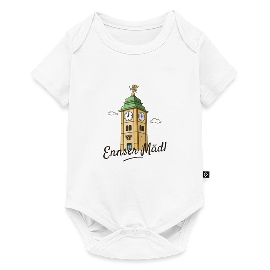 Ennser Mädl Baby-Body weiß - white