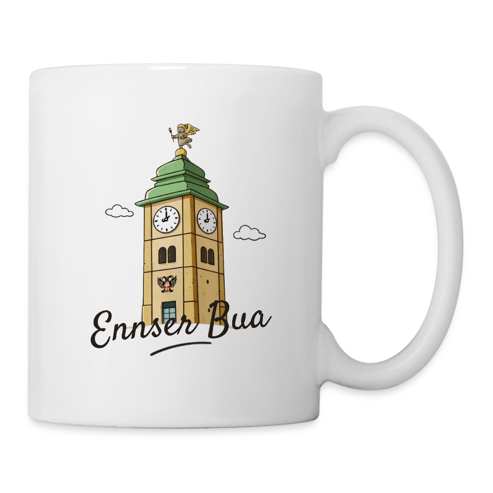 Ennser Bua Tasse weiß - white