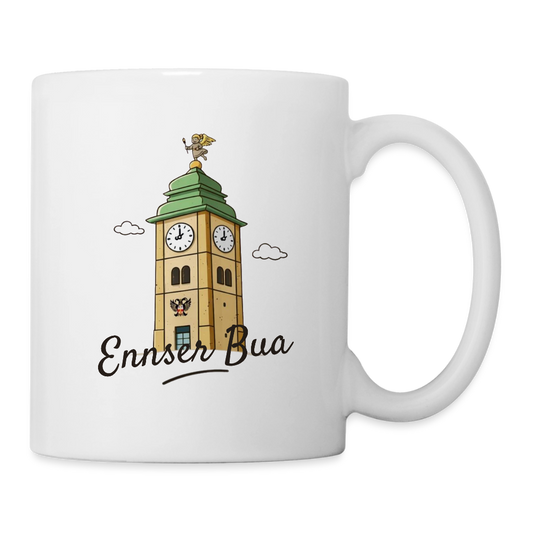 Ennser Bua Tasse weiß - white