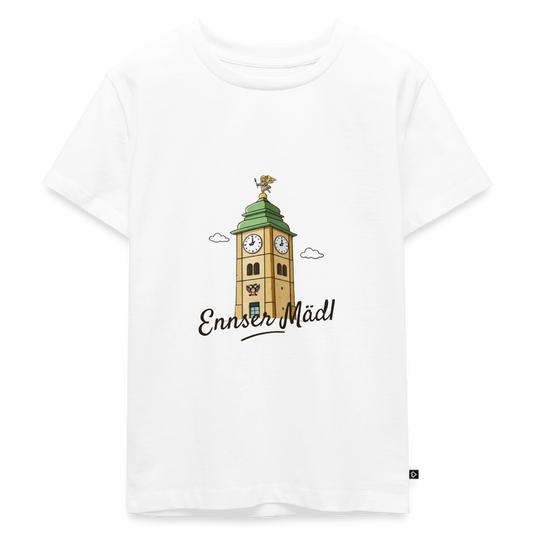 Ennser Mädl Kids' Premium T-Shirt weiß - white