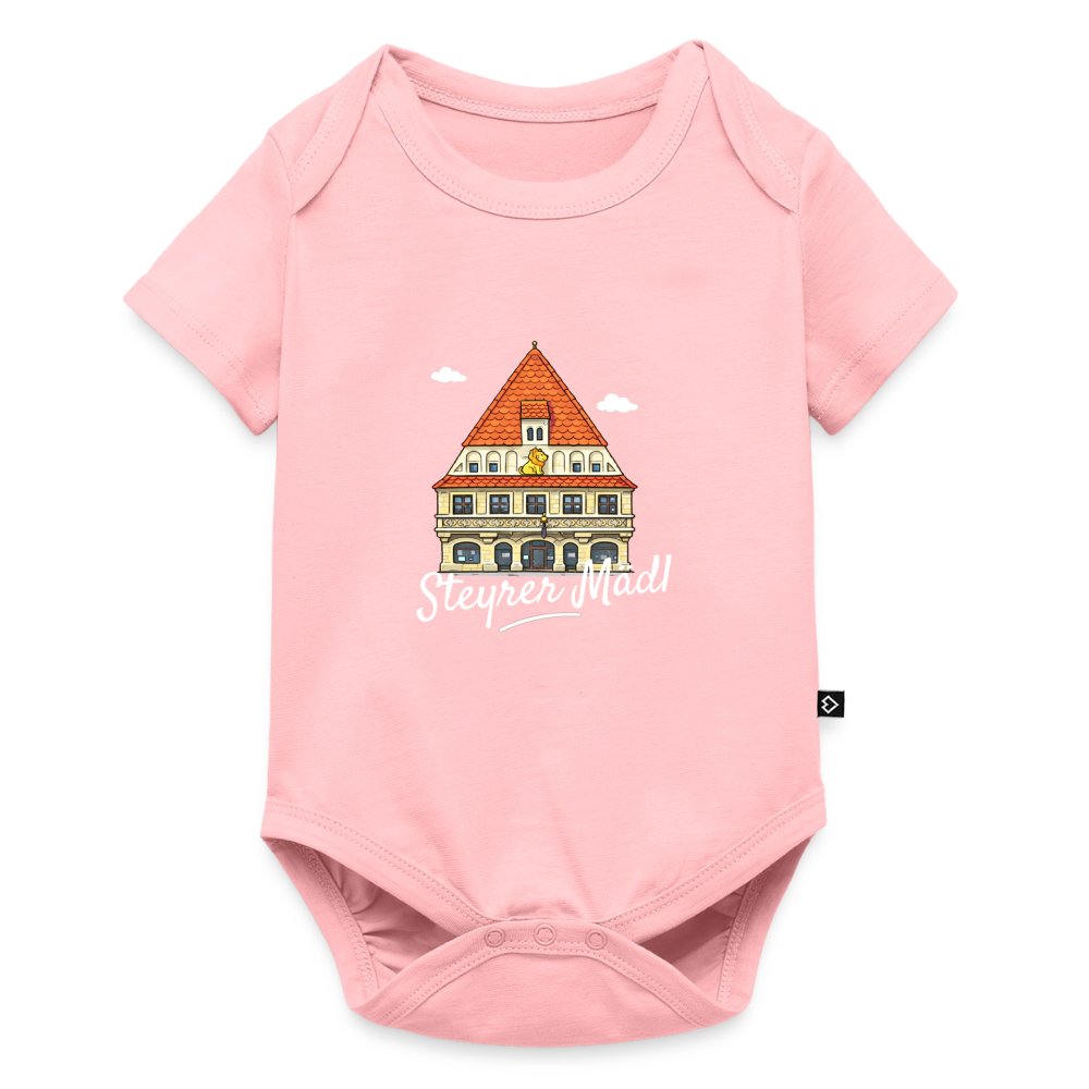 Steyrer Mädl Baby Bio-Kurzarm-Body rosa - Rosa