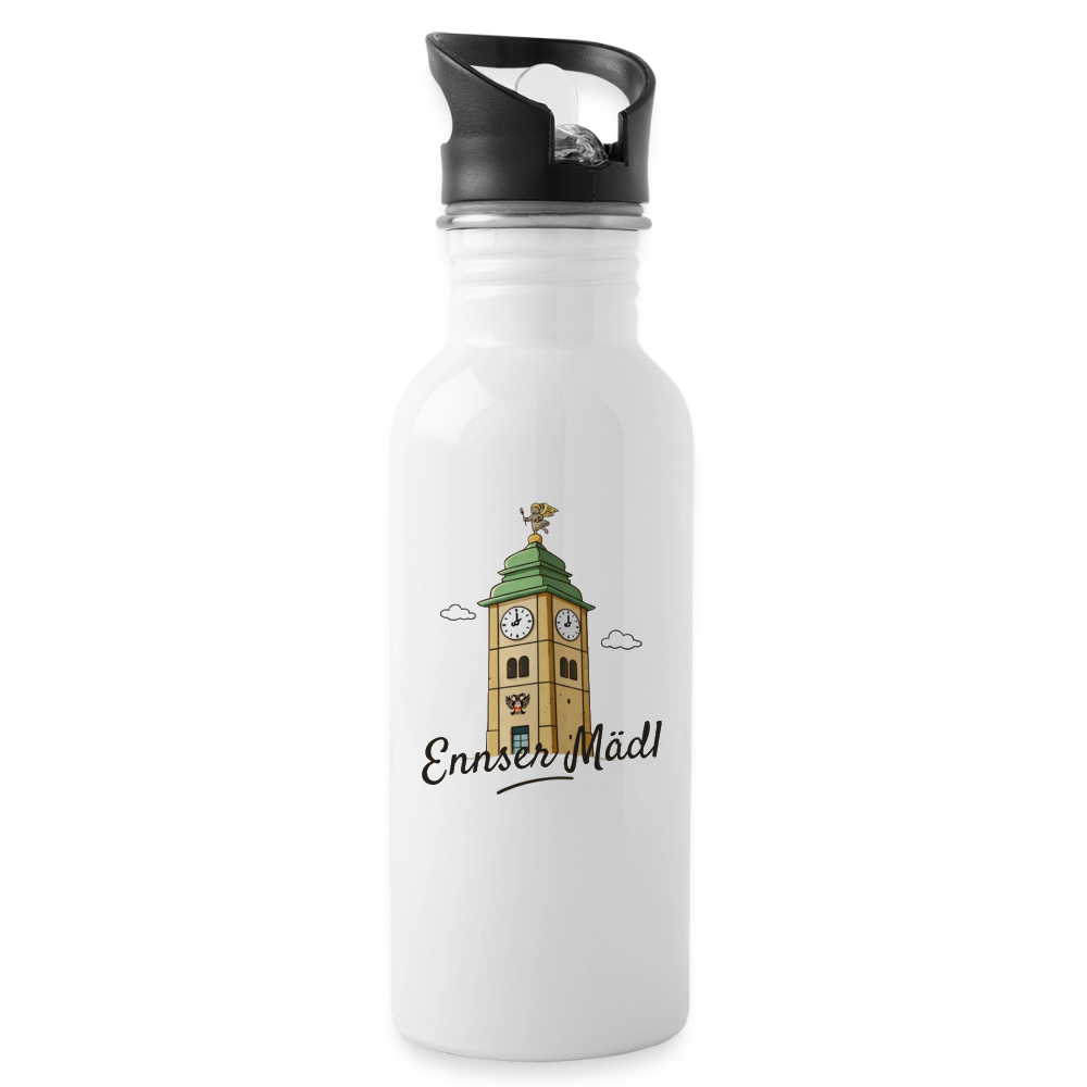 Ennser Mädl Trinkflasche - white