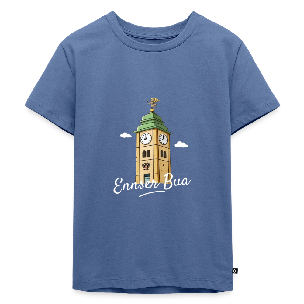 Ennser Bua Kids' Premium T-Shirt blau - stone blue