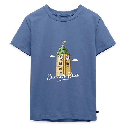 Ennser Bua Kids' Premium T-Shirt blau - stone blue