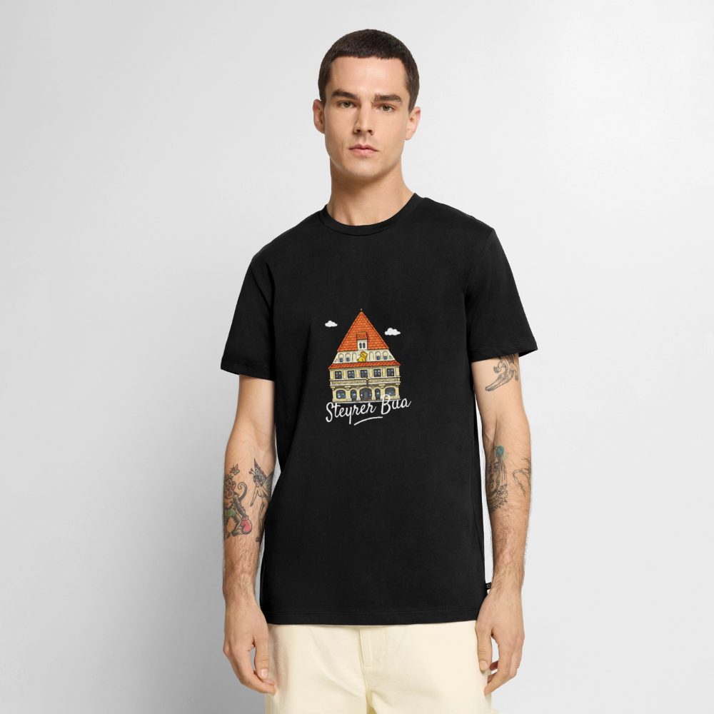 Steyrer Bua Männer Premium T-Shirt - Schwarz