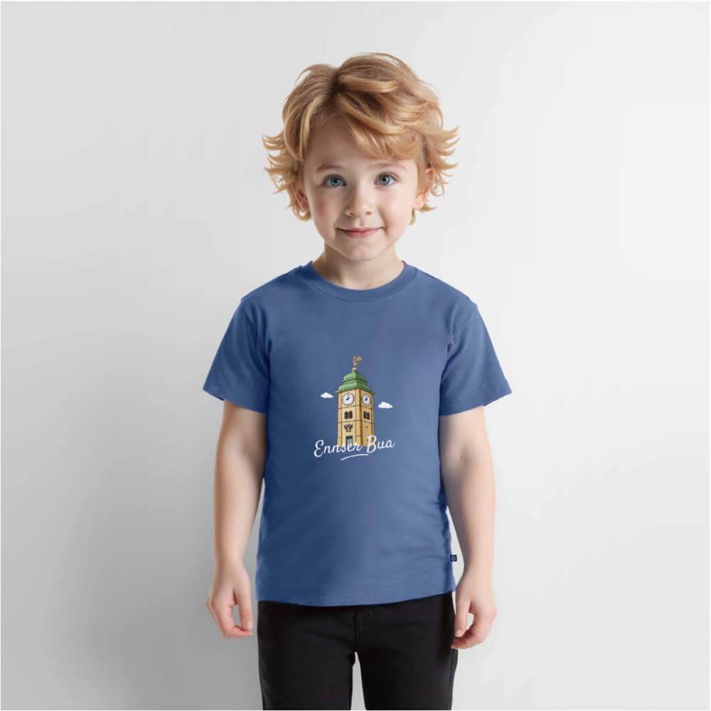 Ennser Bua Kids' Premium T-Shirt blau - stone blue