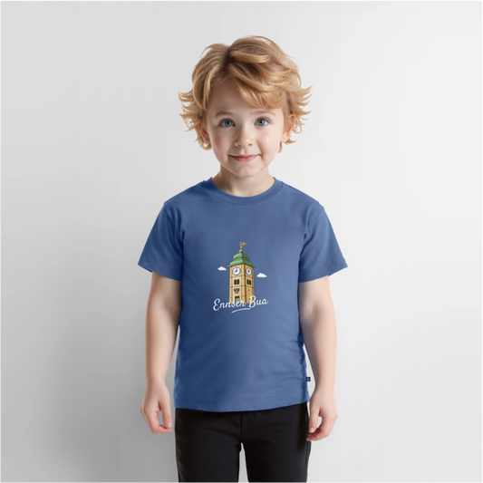 Ennser Bua Kids' Premium T-Shirt blau - stone blue