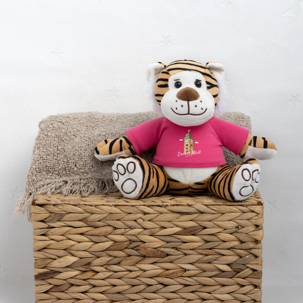 Ennser Mädl Plüsch Tiger rosa - pink