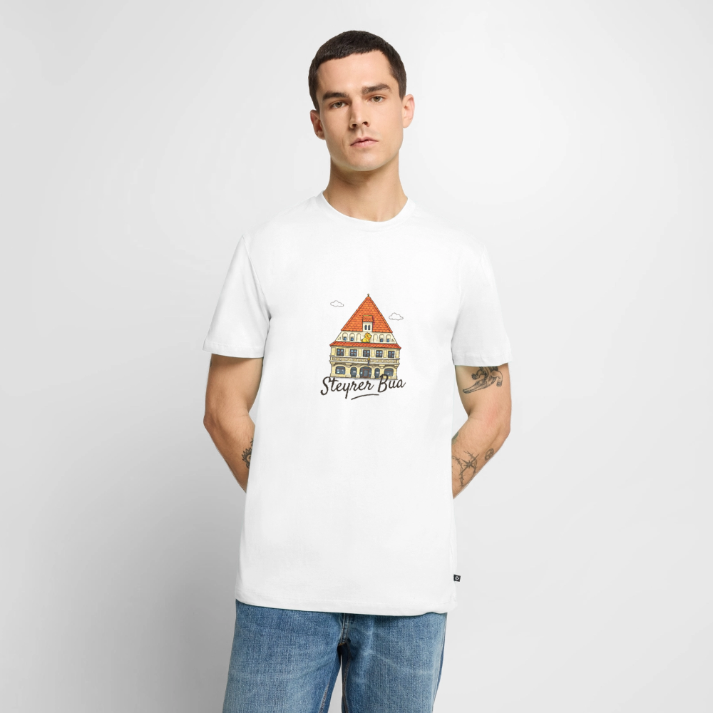 Steyrer Bua Männer Premium T-Shirt - Weiß