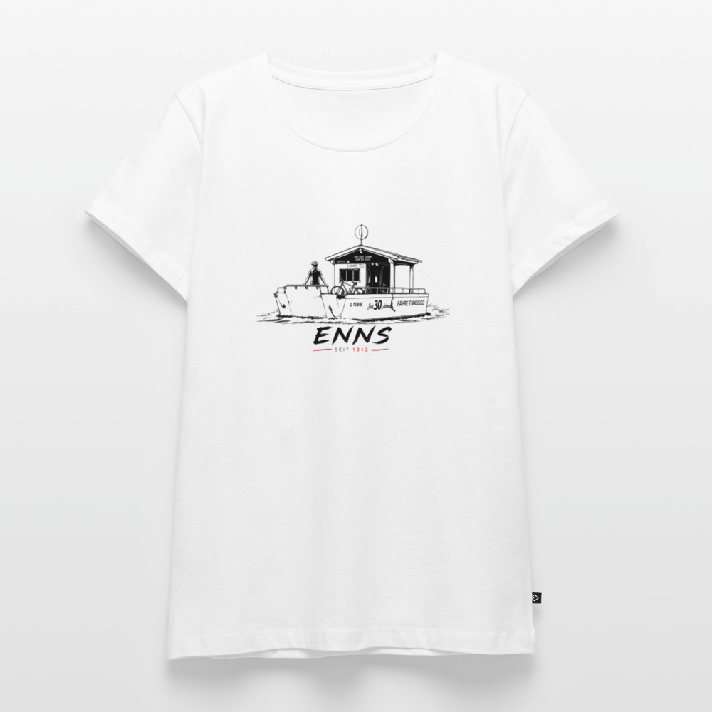 Radfähre Frauen Premium T-Shirt - white