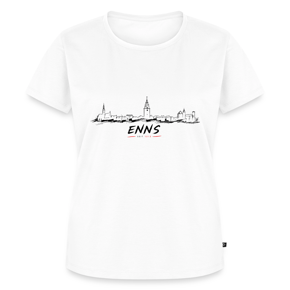 Skyline Frauen Premium T-Shirt - white