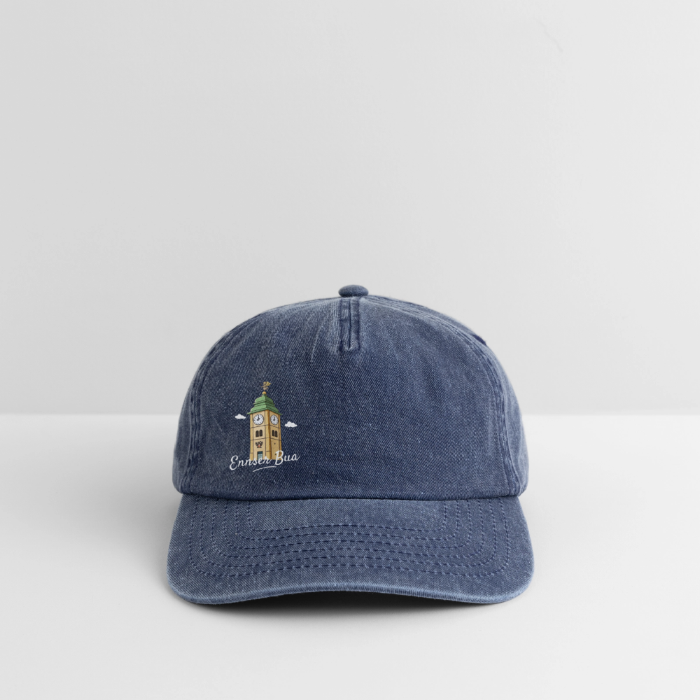 Ennser Bua Relaxed Vintage Cap blau - vintage denim