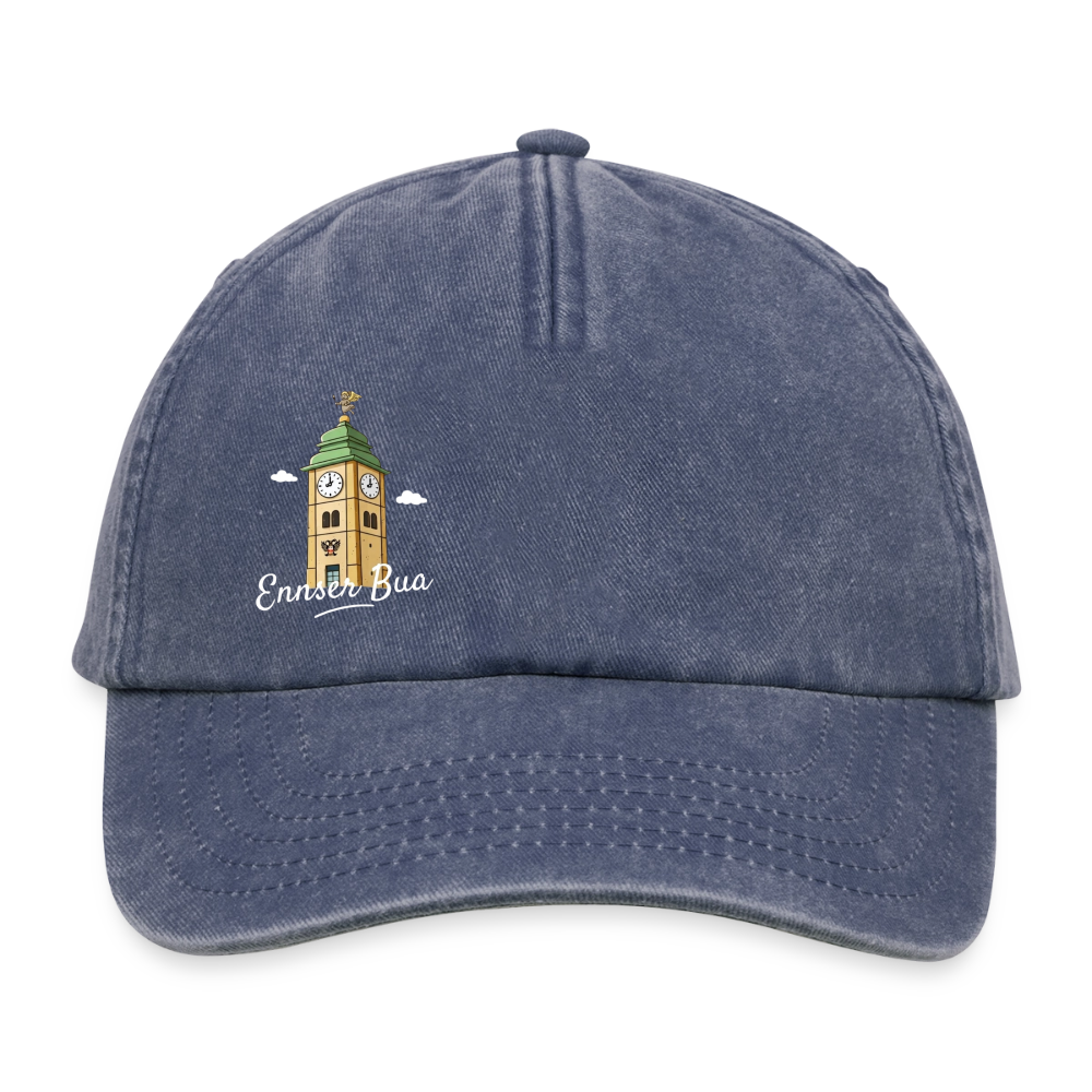Ennser Bua Relaxed Vintage Cap blau - vintage denim