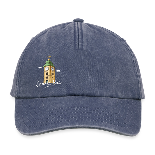 Ennser Bua Relaxed Vintage Cap blau - vintage denim